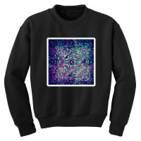 Modern Marble Rose Gold And Navy Blue Tricut Geo 22811560 Youth Sweatshirt | Artistshot