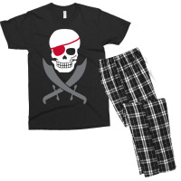 Pirate Skull Crossed Swords Men's T-shirt Pajama Set | Artistshot