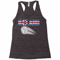 Iceland Volleyball Lovers Jersey   Icelandic Flag Sport Fans T Shirt Racerback Tank | Artistshot