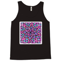 Modern Rose Gold Glitter Black White Color Blocks Tank Top | Artistshot