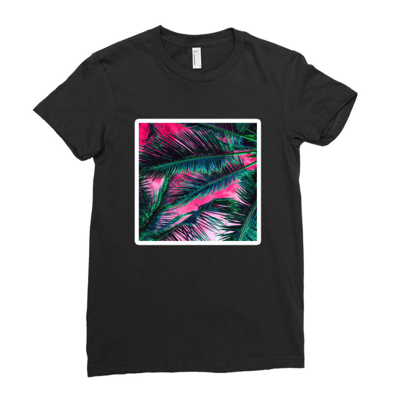 Modern Rose Gold Peacock Teal Marble 41975689 Ladies Fitted T-Shirt by izank2 | Artistshot