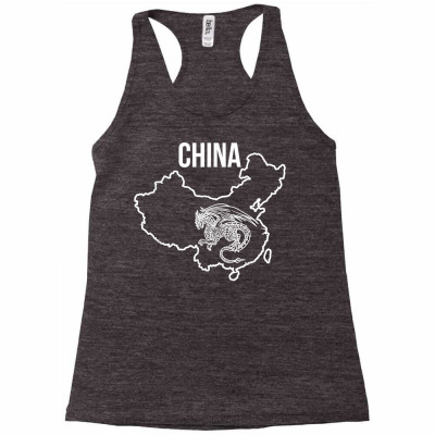 China Country Map Dragon National Animal Cool T Shirt T Shirt Racerback Tank Designed By Shyanneracanello