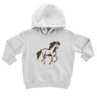 Wild Horse Running Toddler Hoodie | Artistshot