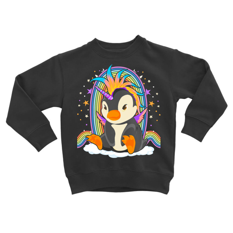 Animal T  Shirt Cute Magical Penguincorn Rainbow Unicorn Penguin Fanta Toddler Sweatshirt by freddy08359 | Artistshot