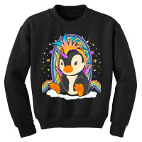 Animal T  Shirt Cute Magical Penguincorn Rainbow Unicorn Penguin Fanta Youth Sweatshirt | Artistshot