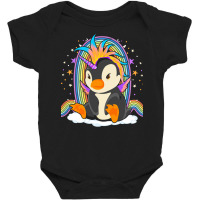 Animal T  Shirt Cute Magical Penguincorn Rainbow Unicorn Penguin Fanta Baby Bodysuit | Artistshot