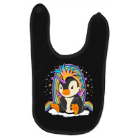 Animal T  Shirt Cute Magical Penguincorn Rainbow Unicorn Penguin Fanta Baby Bibs | Artistshot