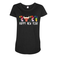 Welcome New Year 2021 Maternity Scoop Neck T-shirt | Artistshot