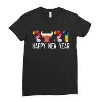 Welcome New Year 2021 Ladies Fitted T-shirt | Artistshot