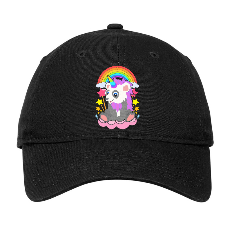 Animal T  Shirt Magical Panda Cute Pandacorn Unicorn Rainbow Asian Ani Adjustable Cap by freddy08359 | Artistshot