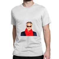 Andrea Bocelli - Italian Operatic Tenor And Multi-instrumentalist Classic T-shirt | Artistshot