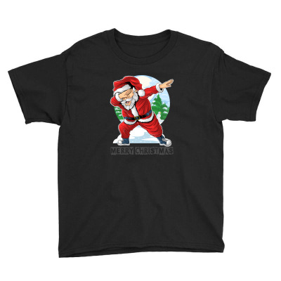 Custom Dabbing Santa Claus Merry Christmas, Vintage T Shirt Youth Tee ...