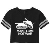 Make Love Not War Scorecard Crop Tee | Artistshot