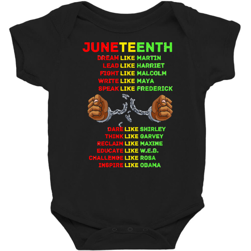 Juneteenth Insprire Like Martin T  Shirtjuneteenth Insprire Like Marti Baby Bodysuit | Artistshot