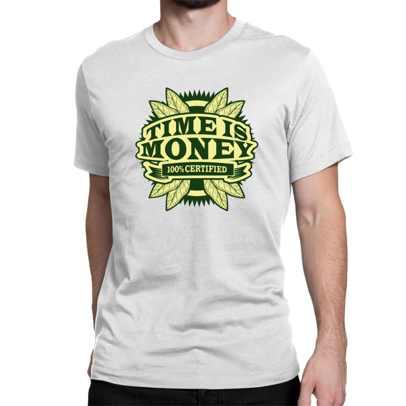 Time Is Money Classic T-shirt by gatotkoco | Artistshot