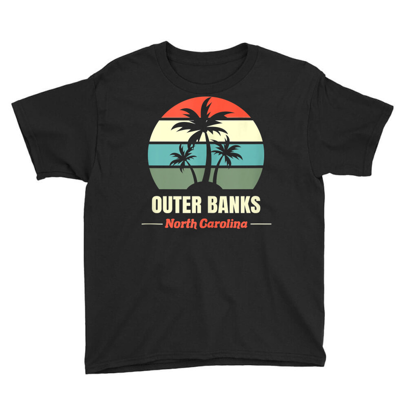 North Carolina Retro Beach Vacation Souvenir Obx Outer Banks Tank Top Youth Tee by Smykowskicalob1991 | Artistshot