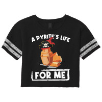 Funny A Pyrites Life For Me Geology Pirates Geologist T Shirt Scorecard Crop Tee | Artistshot