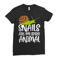 Roman Vineyard Garden Snail  I Love Snails Spirit Animal T Shirt Ladies Fitted T-shirt | Artistshot