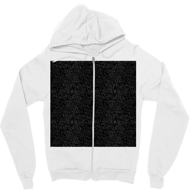 Black Granite Texture Background Illustration Zipper Hoodie | Artistshot