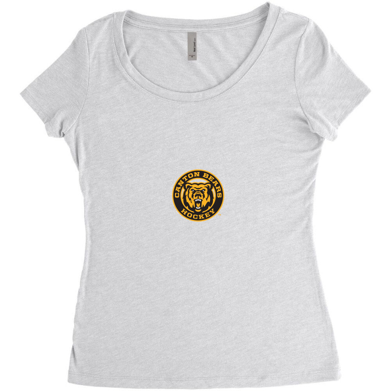 Canton Bears Hockey Women's Triblend Scoop T-shirt | Artistshot