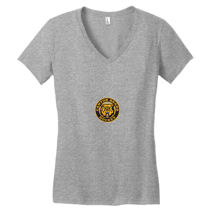 Canton Bears Hockey Women's V-neck T-shirt | Artistshot