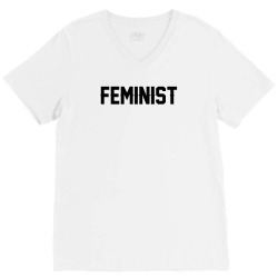 Feminist V-Neck Tee | Artistshot