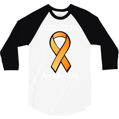 Complex Regional Pain Syndrome Crps Awareness 2 Sided 3/4 Sleeve Shirt Designed By Destifrid