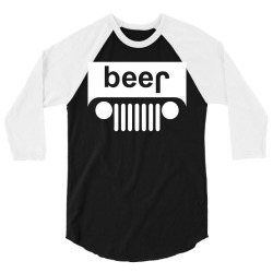 Beer - Jeep 3/4 Sleeve Shirt | Artistshot