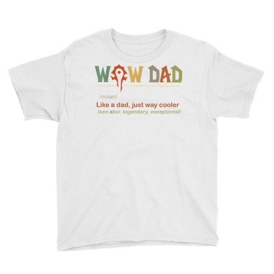 Funny Wow Dad Vintage Is Noun Like A Dad Just Way Cooler T Shirt Youth Tee Designed By Jermonmccline