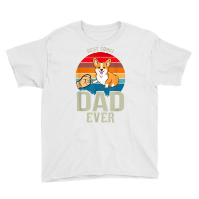 Mens Best Corgi Dad Ever Daddy Gifts Dog Lover Owner T Shirt Youth Tee Designed By Shyanneracanello