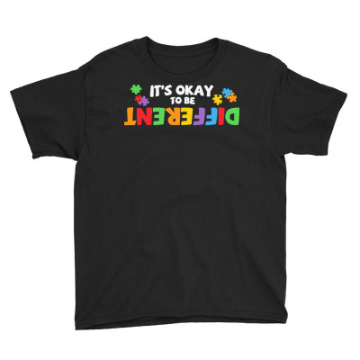 Its Ok To Be Different Autism T  Shirt It's Ok To Be Different   Autis Youth Tee Designed By Wlowe820