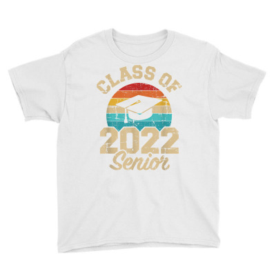 Class Of 2022 Senior Vintage Retro T Shirt Youth Tee Designed By Edenkait