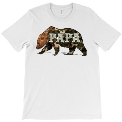 Bear Papa T-shirt Designed By Artiststas