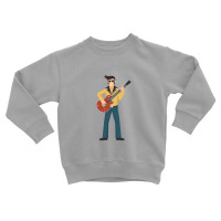 Guitar Player Rock And Roll Toddler Sweatshirt | Artistshot