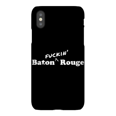 Baton Rouge Louisiana Funny Rude Retro Gag Gift T Shirt Iphonex Case Designed By Durwa552