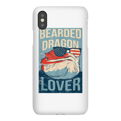 Bearded Dragon Lover Shirt With American Flag T Shirt Iphonex Case Designed By Figuer3654