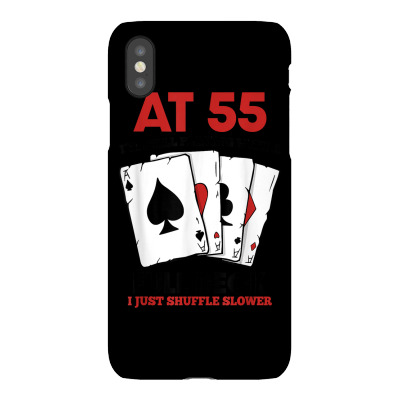 Four Of A Kind Aces 55th Birthday 55 Year Old Pokercards T Shirt Iphonex Case Designed By Suarezgreen