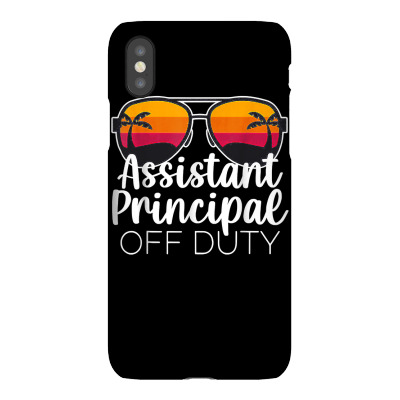 Assistant Principal Off Duty Sunglasses Beach Sunset T Shirt Iphonex Case Designed By Crich34