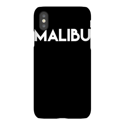 Cute Malibu White Text T Shirt Iphonex Case Designed By Danai353