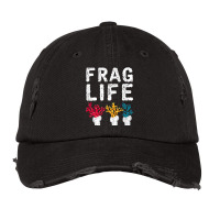 Frag Life Saltwater Reef Tank Funny Aquarium T Shirt Vintage Cap | Artistshot