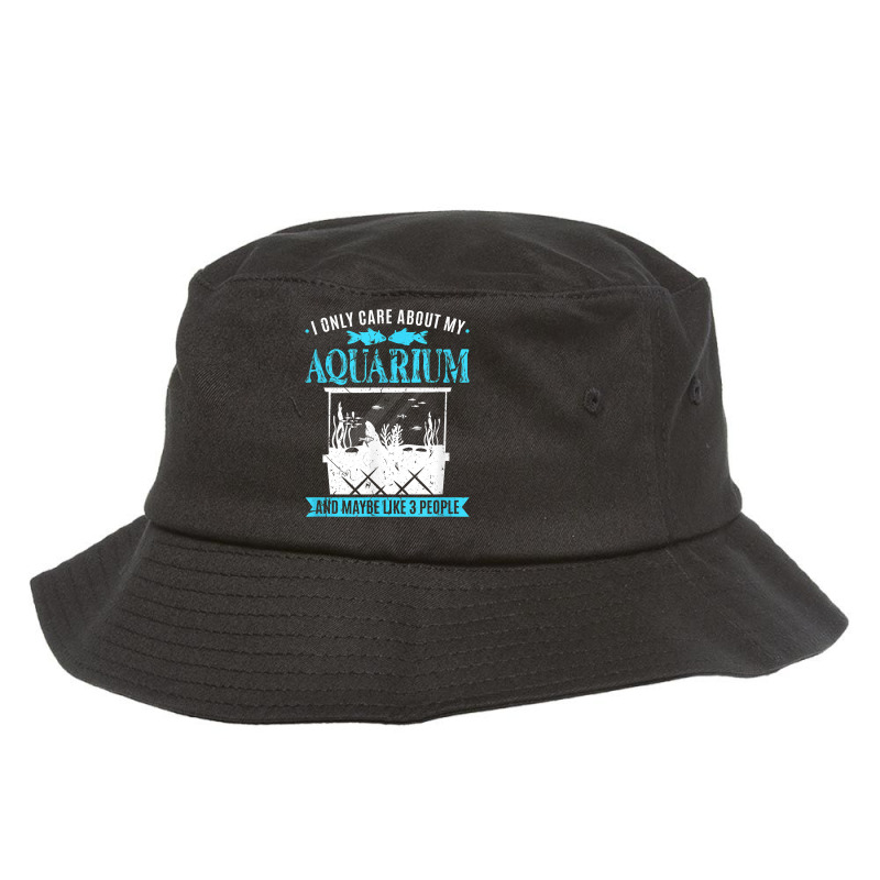 Reef Tank Fishkeeping Saltwater Aquarium T Shirt Bucket Hat by AakritiRosek1997 | Artistshot