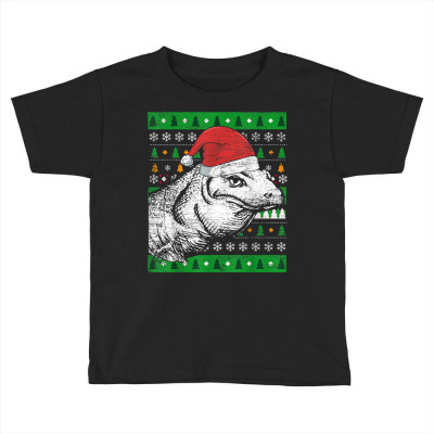 Reptile Lizard Gifts Ugly Christmas Komodo Dragon T Shirt Toddler T-shirt Designed By Naythendeters2000