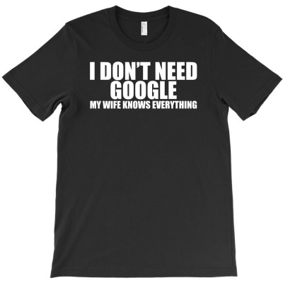 I Don't Need Google (2) T-shirt Designed By Hendri Hendriana