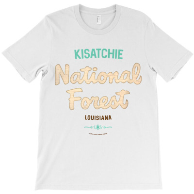 Kisatchie National Forest Louisiana Usfs Script Logo T Shirt T-shirt Designed By Durwa552