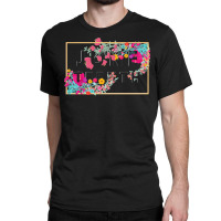 Juneteenth T  Shirt Juneteenth Floral Golden Frame T  Shirt Classic T-shirt | Artistshot