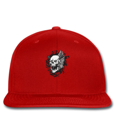 Sealed Vampire Skull Printed Hat Designed By Icang Waluyo