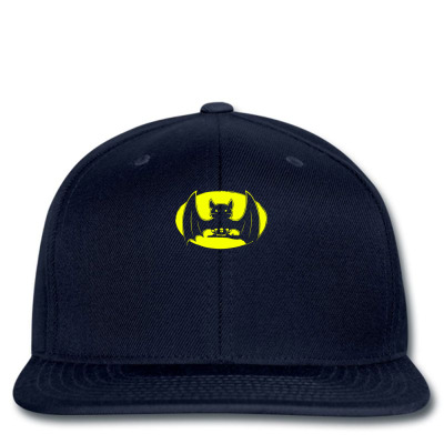 Bat Moon Printed Hat Designed By Icang Waluyo