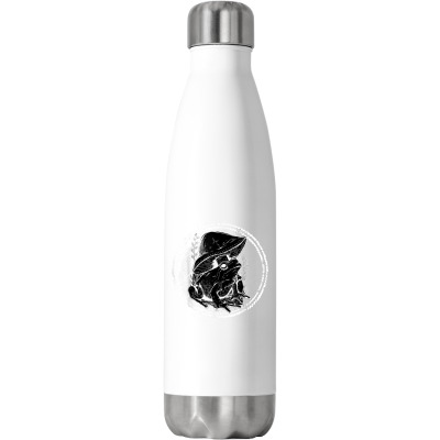 Cottagecore Frog Dark Art Toad Aesthetic Gothic T Shirt Stainless Steel Water Bottle Designed By Marsh0545