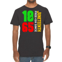 Juneteenth T  Shirt Juneteenth Free Ish Since 1865 Celebrating Black F Vintage T-shirt | Artistshot