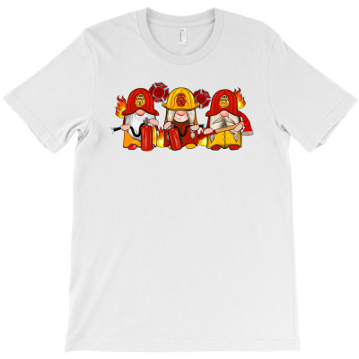 Firefighter Gnomes T-shirt Designed By Artiststas